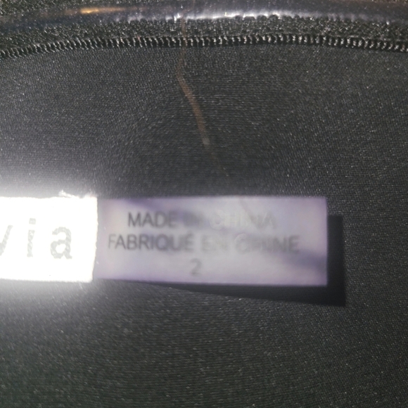 Alice + Olivia Black Blouse with Multicolor Embroidery Size 2 - Picture 7 of 9